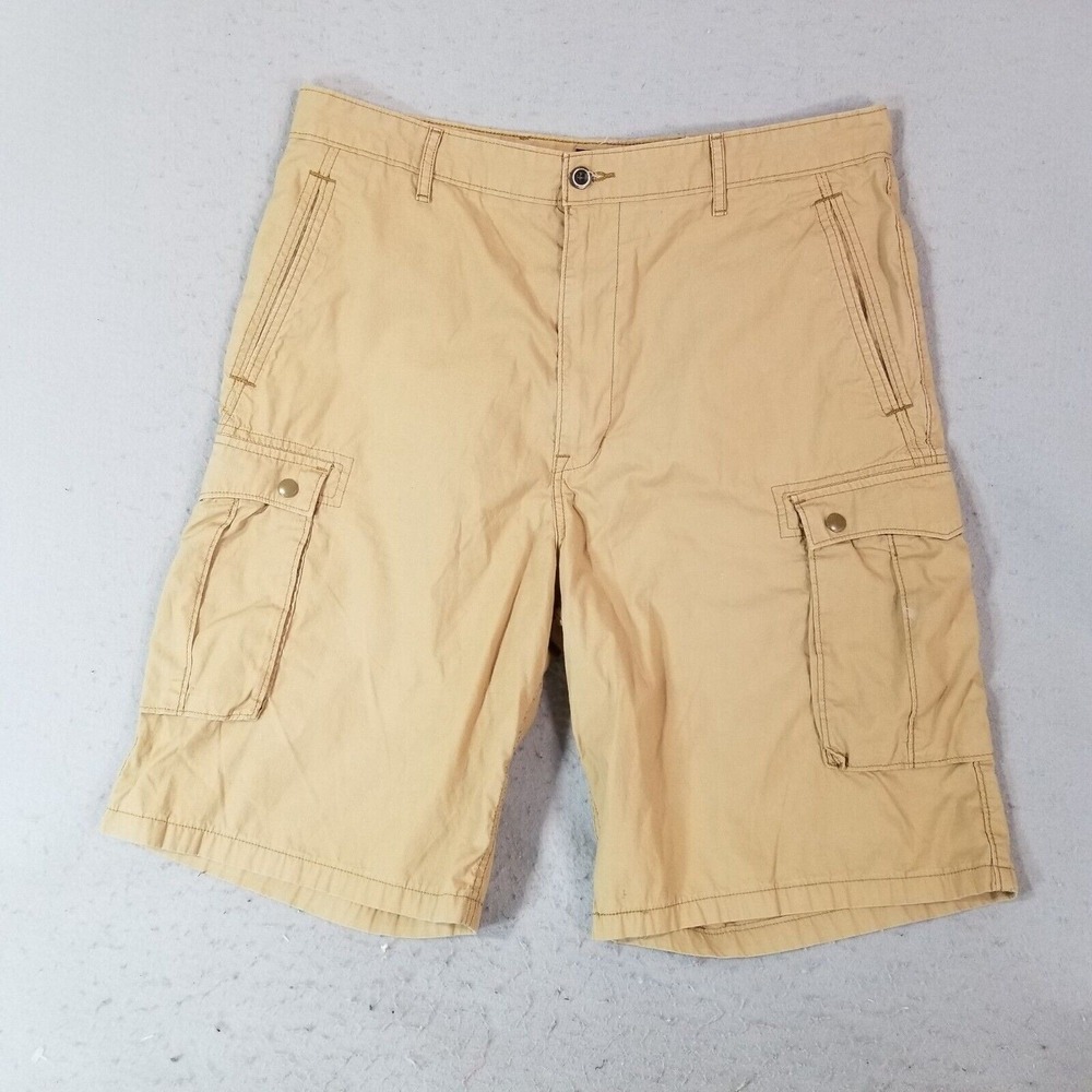 Levi's cargo shorts men's 36x11 beige outdoor Urban grunge